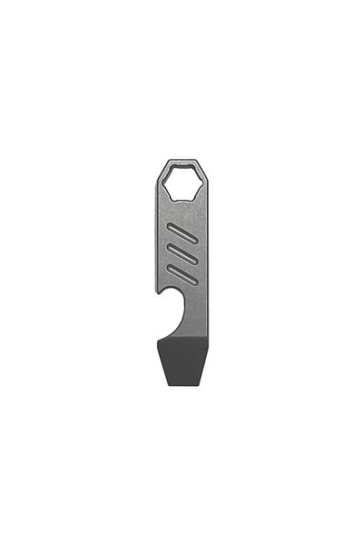 Choice A-type pry bar Mini TC4 Crowbar Bottle Opener Graduated Scale Hexagon Wrench EDC Outdoor Tools Multi