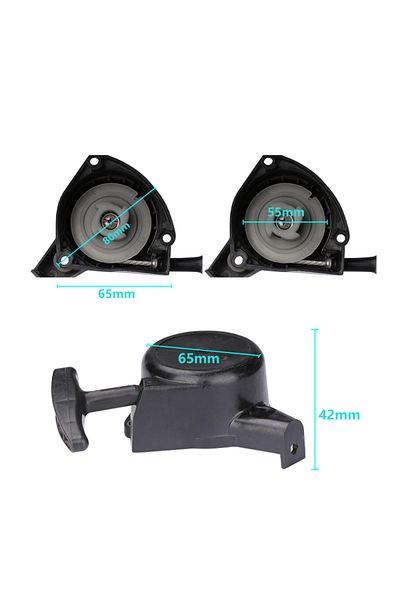Choice XCAN Lawn Mower Pull Recoil Starter Kit for TU26 Sprayer Brush Cutter 2 Stroke Engine Pulley Star...