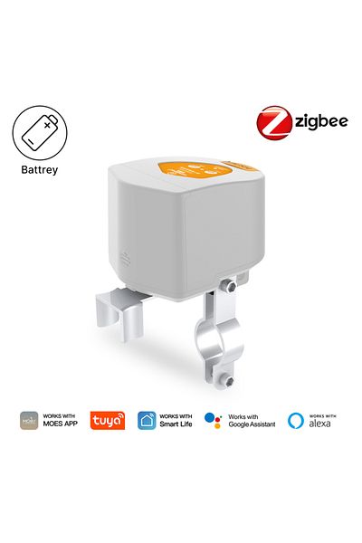 MOES Zigbee Valve Tuya ZigBee Smart battery Water Gas Valve Controller Automatic Low Power Consumpti