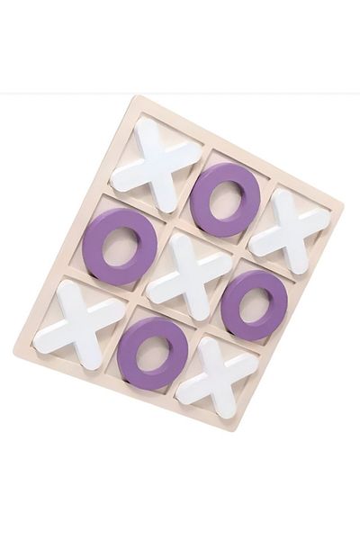rexa Handmade Wooden XOXO Board Game – Classic Tic-Tac-Toe Strategy Game