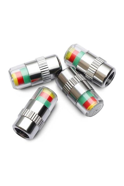 Choice 4pcs 4pcs Car Tire Pressure Monitoring System Gauge Cap Automobile Wireless Tire Pressure Cap Valve