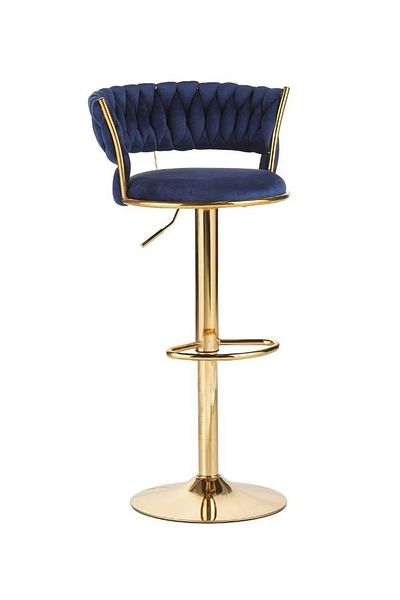 rexa Gold Steel Piston Counter Bar Stool