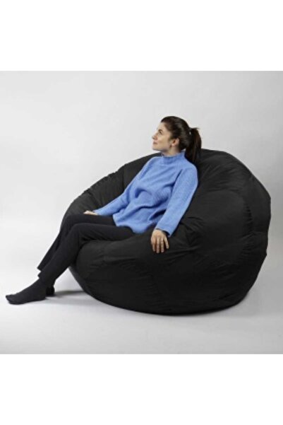 Pufrelax Fotoliu Minge Telstar XXL, Material impermeabil - Negru