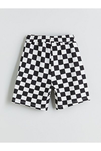 LC Waikiki Lcw Kids Patterned Boys Shorts with Elastic Waist