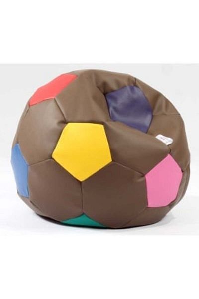 Pufrelax Telstar XXL Ball Armchair, Material: Eco-leather - Chocolate Sprinkles