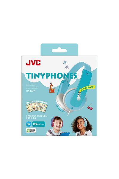 JVC Căști pentru copii HA-KD7-ZNE, supraauriculare, albastre