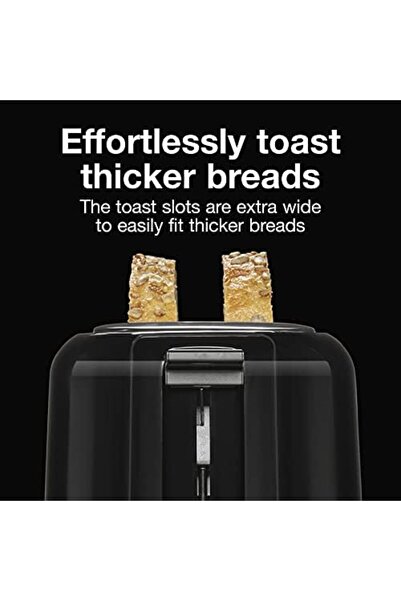 Olympia 2-Slice Extra-Wide Slot Toaster with Cool Wall, Shade Selector, Toast Boost, Auto Shut-off and Cance