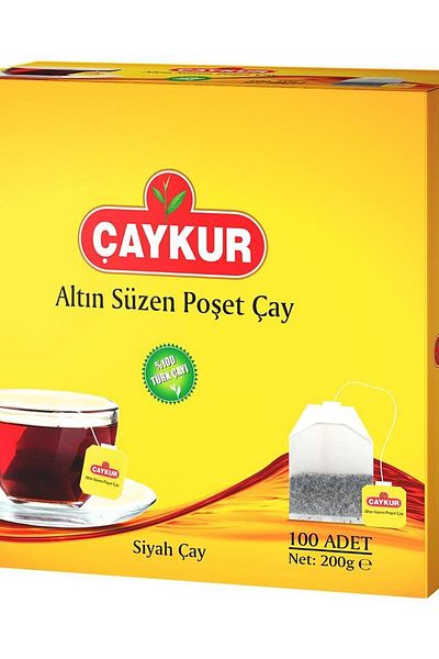 Çaykur Caykur Black Filtering Cup Tea Bag 100schts, 200g