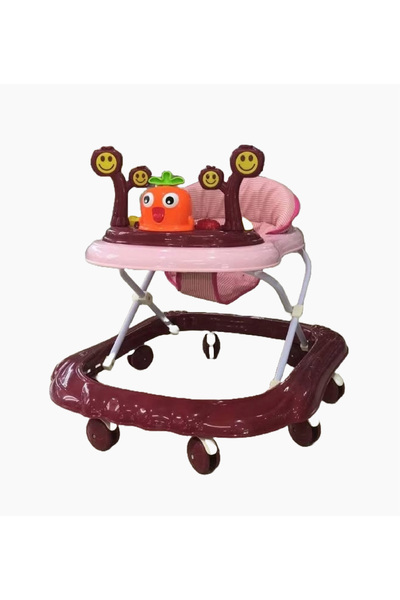 rexa Baby Walker with Push Handle and Foldable Frame for 0–3 Years