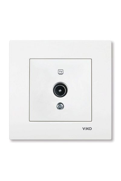 Viko by Panasonic Intermediate TV Socket 8 dB VIKO KARRE White