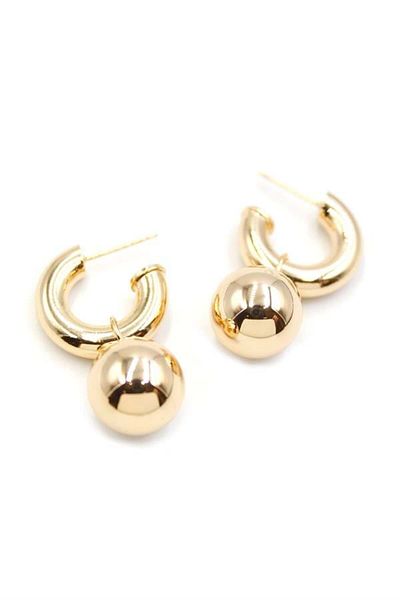 Rasanet Ball Earrings - Gold