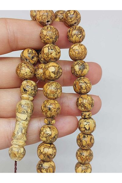 Yasamtohumu Ginger 33 Prayer Beads 10mm (55840)