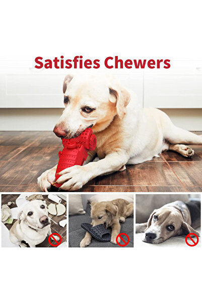 MASBRILL jucărie pentru câini, cauciuc, roșu, 15,9 x 7,8 cm