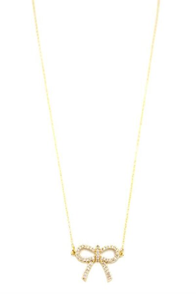 İsmiyle Al Bow Necklace - Gold Color