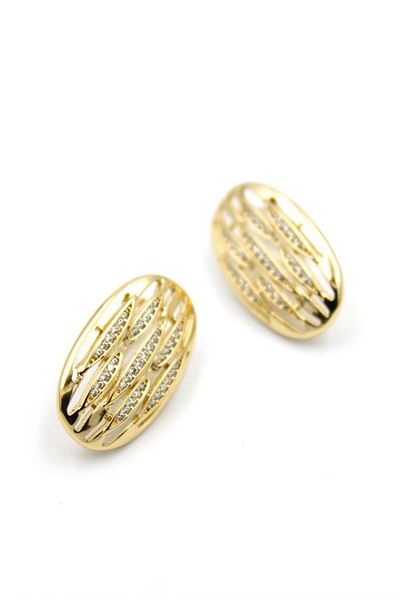 Rasanet Jewelled Earrings - Gold