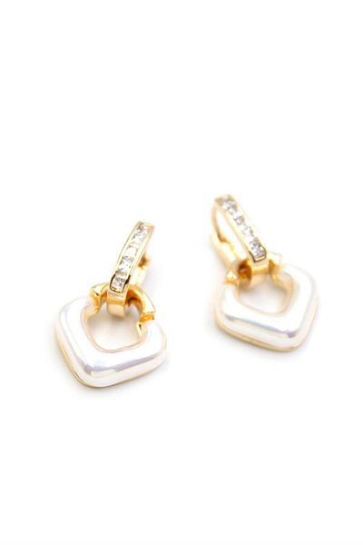 Rasanet Pearl Earrings - Gold