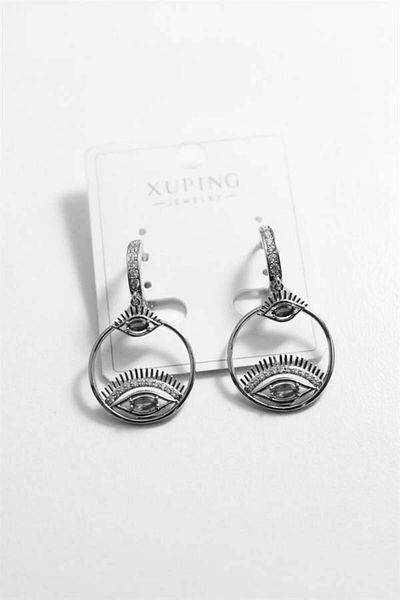 Rasanet Eye Earrings - Black