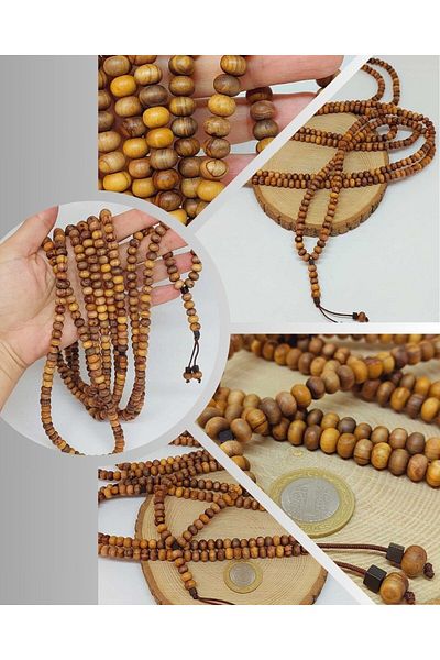 Yasamtohumu Olive Tree 500 Prayer Prayer Beads 5*8mm (5117)