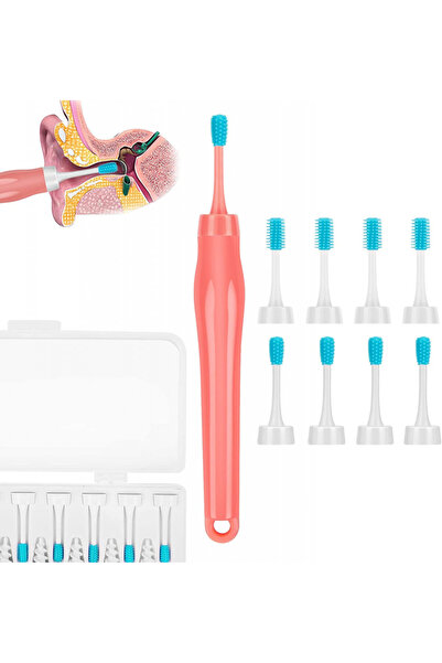 Oblitzon Καθαριστικό αυτιών με 16 ανταλλακτικές κεφαλές Oblitzon, σιλικόνη, ρ...