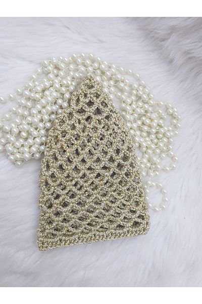 HAPPY HANDMADE Glitter Evening Dress Beret/Cleopatra Hat/Mesh Beret/Gift