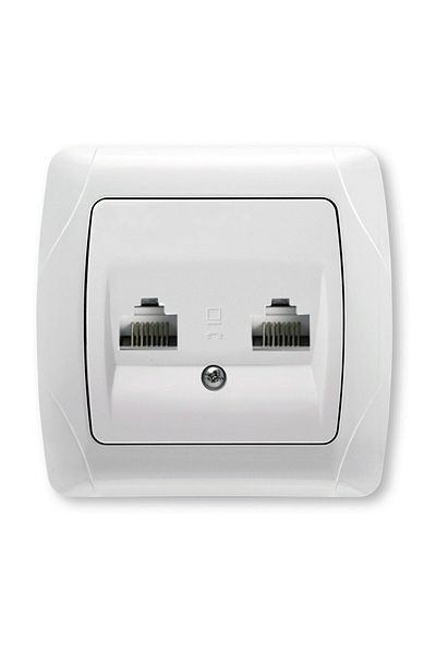 Viko by Panasonic Double Computer Socket Carmen Viko CAT 5e