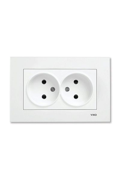 Viko by Panasonic Simple Double Socket Viko Karre