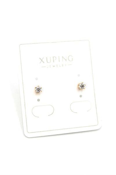 Rasanet Tiny Solitaire Earrings - Gold