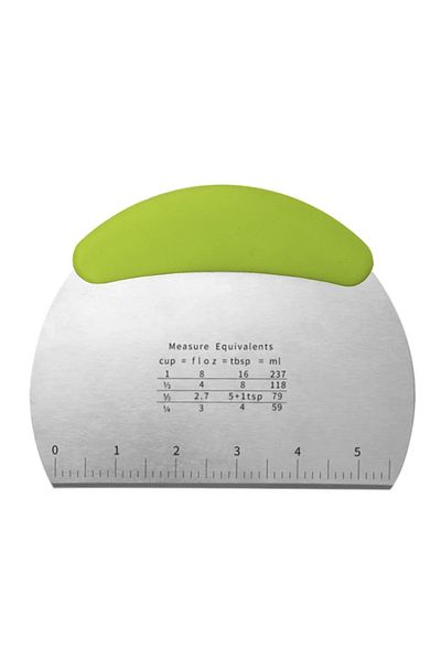 PUFO Racletă pentru fursecuri pentru tăierea aluatului, decorarea glazurii, cremă de tort, metalică, 16 cm, verde