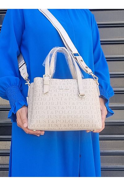 Just Polo Stone Rnegi Women's Hand and Shoulder Bag New Season Size: Boy 18 cm Width 25 cm