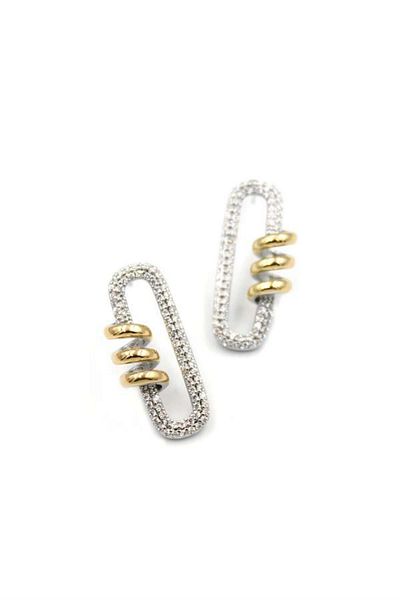 Rasanet Jewelled Earrings - Gold