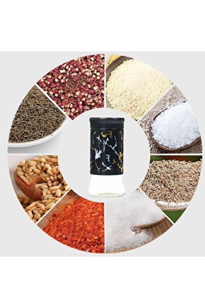 PUFO Salt and pepper shaker set, Ellegant, 11 cm, white/black