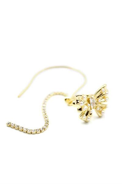 Rasanet Butterfly Cartilage Earrings - Gold