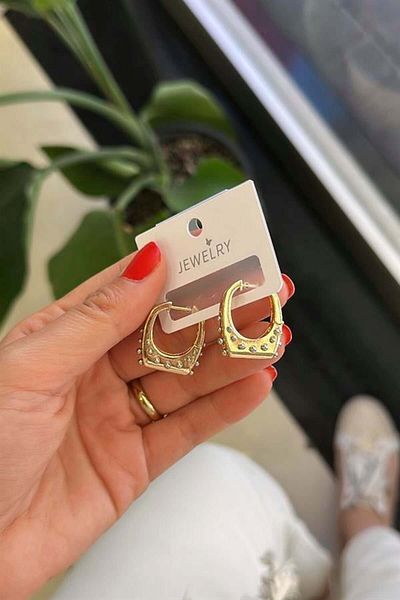 Rasanet Hoop Earrings - Gold