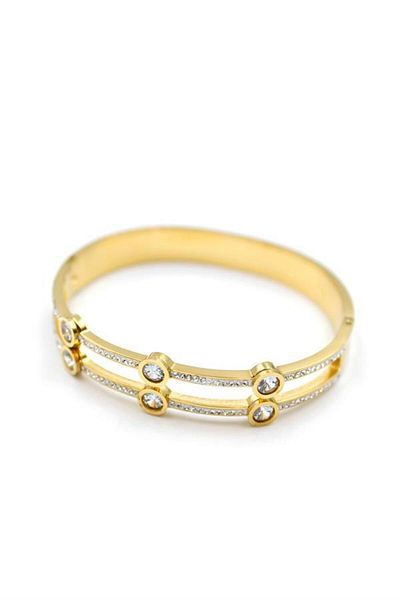 Rasanet Jewelled Bracelet - Gold