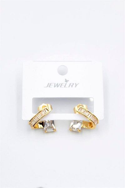 Rasanet Jewelled Earrings - Gold