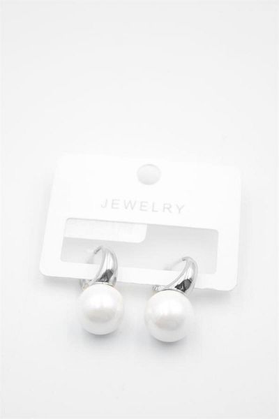 Rasanet Pearl Earrings - Silver