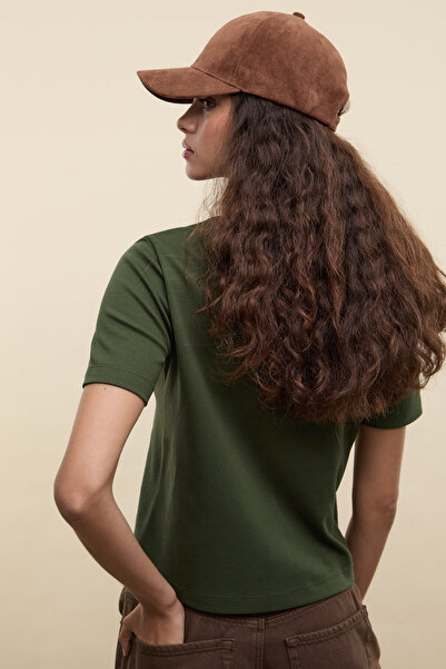 Stradivarius Basic heavy weight regular fit T-shirt