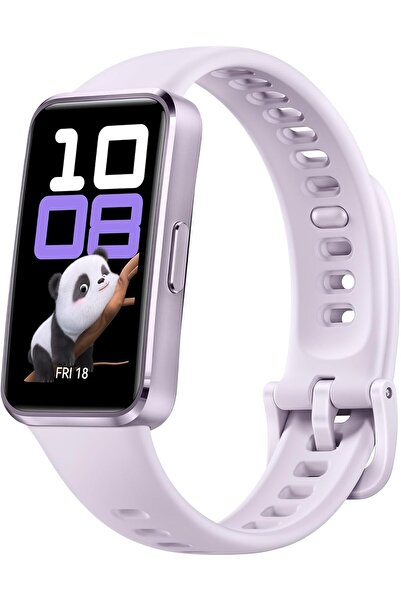 Huawei Band 10 Smart Watch - Metallic Design, Pro Sleep Analysis, 100 Workout Modes, Purple