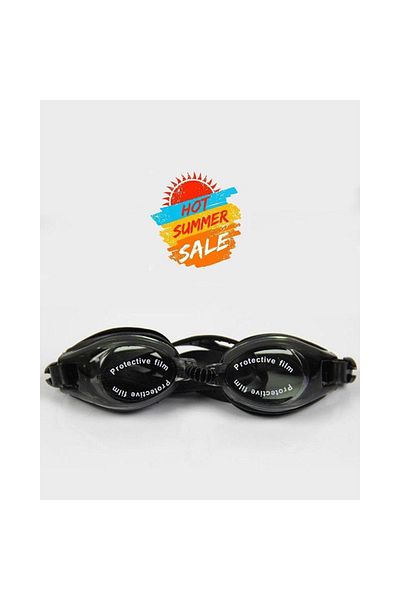 rexa Swimming Goggle Glasses - Black