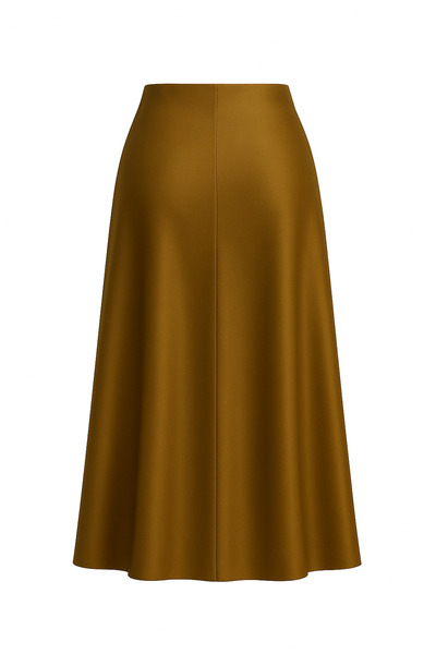 S'amore Clothing Saten Maxi Boy Kloş Etek