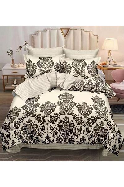 CHIRASO FINET Cotton Bed Linen, Classic Sheet 240x250cm, Duvet Cover 200x230cm, 4 Pillowcases