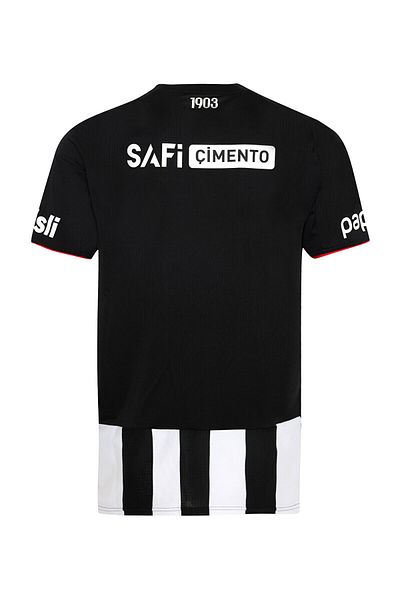 Quaxram Bêkirtaş - Tricou de fotbal pentru adulți și copii fără nume 25-26 pentru sezonul nou - cu stick