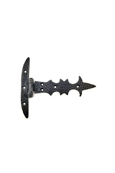 PRATİKOBA Antique Style Decorative Brass Tailed Tulip Hinge - Narrow Case, Oxide
