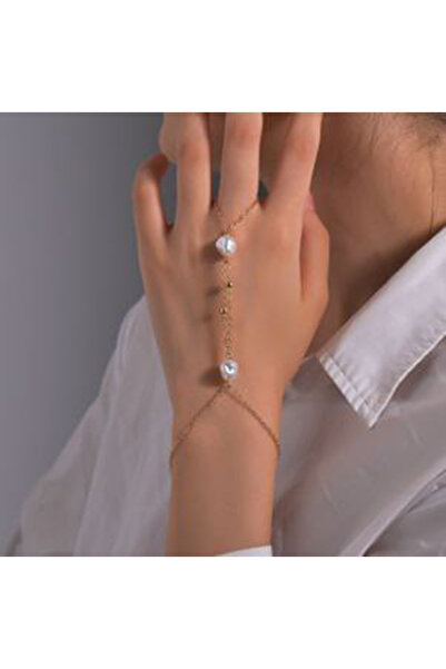 Shiklik MODA Altın Renk Kadın İnci Zincir Zarif Şahmeran