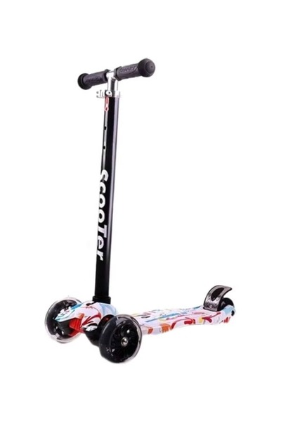 rexa سكوتر صغير بثلاث عجلات مع ارتفاع قابل للتعديل - 59×28×14 سم