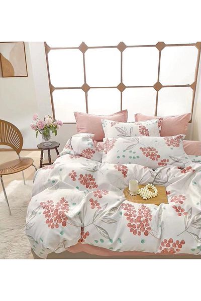 CHIRASO FINET Cotton Bed Linen, Classic Sheet 240x250cm, Duvet Cover 200x230cm, 4 Pillowcases