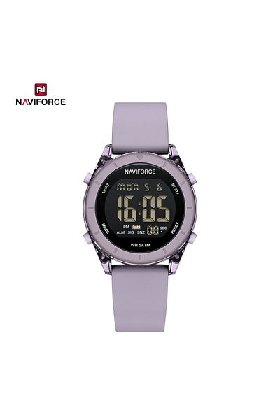 MACON NF7108 Fashion Design Digital Silicone Strap 5ATM Sport Gift Wristwatch for Youth