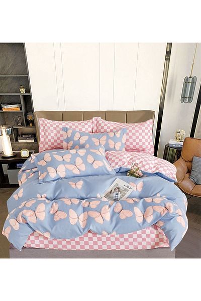 CHIRASO FINET Cotton Bed Linen, Classic Sheet 240x250cm, Duvet Cover 200x230cm, 4 Pillowcases