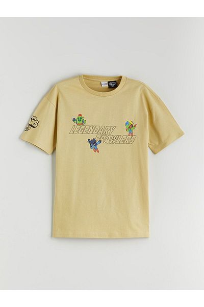 LC Waikiki Lcw Kids Crew Neck Brawl Stars Printed Boys T-Shirt