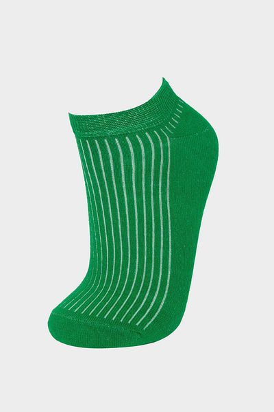 DeFacto Women's 3-Piece Cotton Booties Socks F5430Axns
